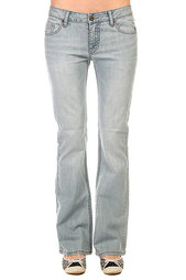 Джинсы широкие женские Zoo York Light Rinse Blue