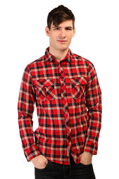 Рубашка в клетку Emerica Hard Luck Ls Flannel Red
