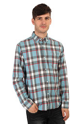Рубашка в клетку The Hundreds Mill Long Sleeve Flannel Light Blue