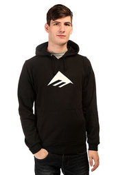 Толстовка кенгуру Etnies Triangle Po Hood Black
