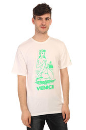 Футболка Stussy Aloha Cities Tee White/Green Venice