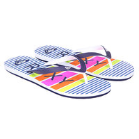 Шлепанцы женские Roxy Tahiti V J Blue/White