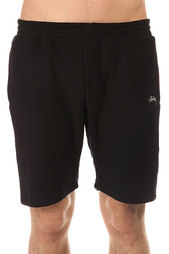 Шорты классические Stussy Stock Fleece Shorts Black