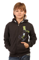 Толстовка классическая детская Quiksilver Hoodzipdeadloy Tarmac