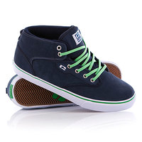Кеды кроссовки высокие Globe Motley Mid Navy/Moto Green