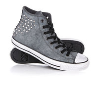 Кеды кроссовки высокие женские Converse Ct As Collar Studs Grey