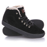 Кеды кроссовки утепленные Quiksilver Jax Black/Grey