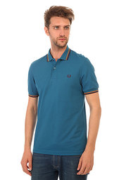 Поло Fred Perry Slim Fit Twin Tipped Shirt Blue