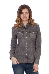 Рубашка женская Converse Washed Jacket Grey