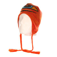 Шапка ушанка Toy Machine Sect Eye Shepra Red/Orange