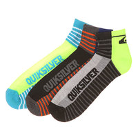 Комплект носков Quiksilver Diagnal Logo Constripe Qtr Multi