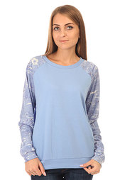 Толстовка классическая женская Billabong Better Here Blue Hawaii
