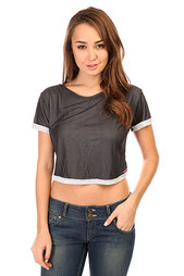 Топ женский CajuBrasil Croptop Field Dry Black/Grey