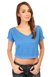 Топ женский CajuBrasil Croptop Spike Blue