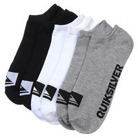 Носки низкие Quiksilver 3pk Bold Logo Multi