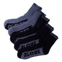 Носки Globe New Tradie Crew Black/Grey (5-Pack)