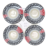 Колеса для скейтборда для скейтборда Nord Metall White/Black/Red 100A 53 mm