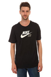 Футболка Nike SB Dri Fit Icon Logo Tee Black
