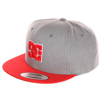Бейсболка с прямым козырьком детская DC Snappy Medium Grey