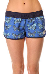 Шорты пляжные женские Roxy Coastal Getaway Watercolour Butterfly