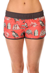 Шорты пляжные женские Roxy Coastal Getaway Giant State Symbols