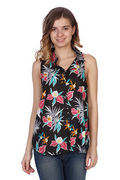 Рубашка женская Stussy Black Hawaii Tank Shirt Black