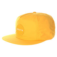 Бейсболка с прямым козырьком женская Brixton Meyer Snap Back Gold