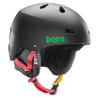 Шлем для сноуборда Bern Snow Hardhat Macon Matte Black Rasta/Black Liner