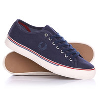 Кеды кроссовки низкие женские Fred Perry Ridley Canvas Blue