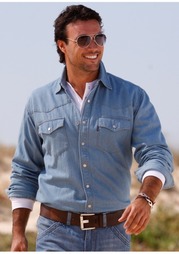 Джинсовая рубашка