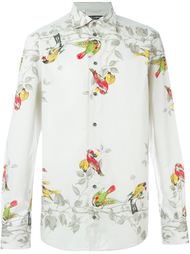 рубашка с принтом птиц Dolce &amp; Gabbana