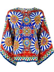 топ-кимоно с принтом Dolce &amp; Gabbana