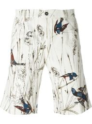 шорты с принтом птиц Dolce &amp; Gabbana