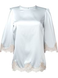 топ с кружевной окантовкой Dolce &amp; Gabbana