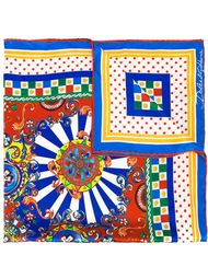 Carretto Siciliano print scarf  Dolce &amp; Gabbana