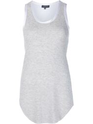 ribbed contrast inset tank top Rag &amp; Bone