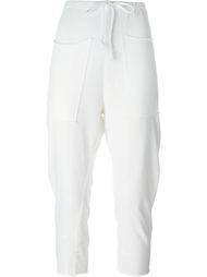 drawstring tapered cropped trousers Lost &amp; Found Ria Dunn