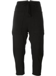 drawstring tapered cropped trousers Lost &amp; Found Ria Dunn