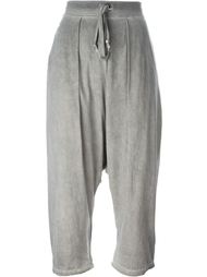 drop-crotch drawstring cropped trousers Lost &amp; Found Ria Dunn