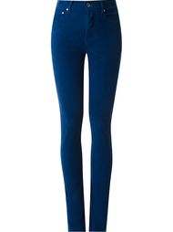 high waisted velvet skinny trousers Amapô