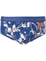 трусы с принтом птиц Dolce &amp; Gabbana Underwear