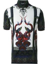 футболка-поло с принтом 'Chinese dragon' Dolce &amp; Gabbana