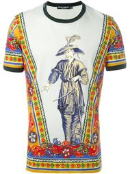 футболка с принтом китайца Dolce &amp; Gabbana