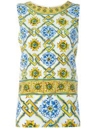 топ с принтом  Dolce &amp; Gabbana