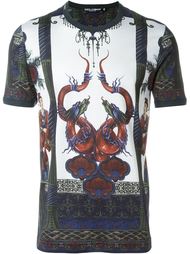 футболка с принтом дракона Dolce &amp; Gabbana