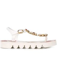 декорированные сандалии  Dolce &amp; Gabbana