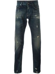 джинсы с рваными деталями   Dolce &amp; Gabbana