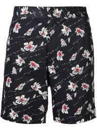 floral print tailored shorts Ovadia &amp; Sons
