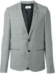блейзер в клетку  Saint Laurent