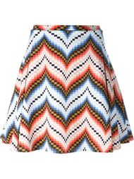 юбка с узором шеврон  Kenzo